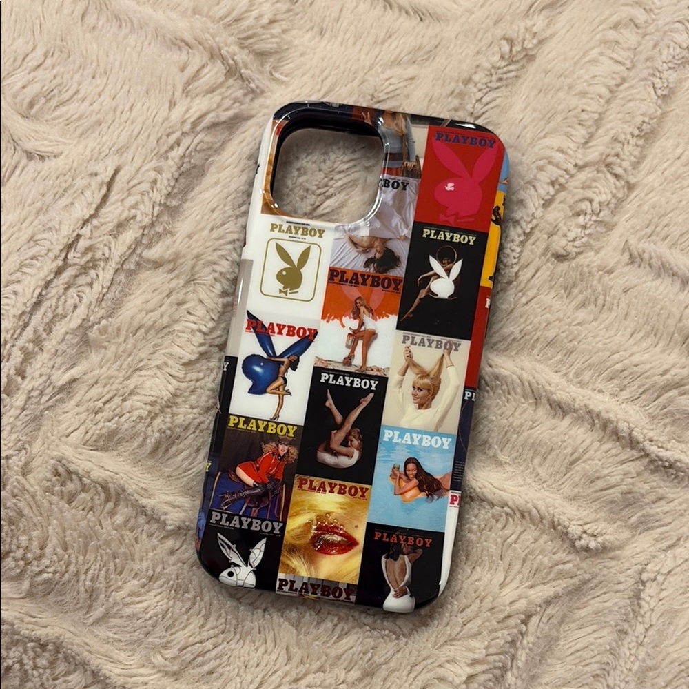 Brand new iPhone 13 mini velvet caviar playboy case
